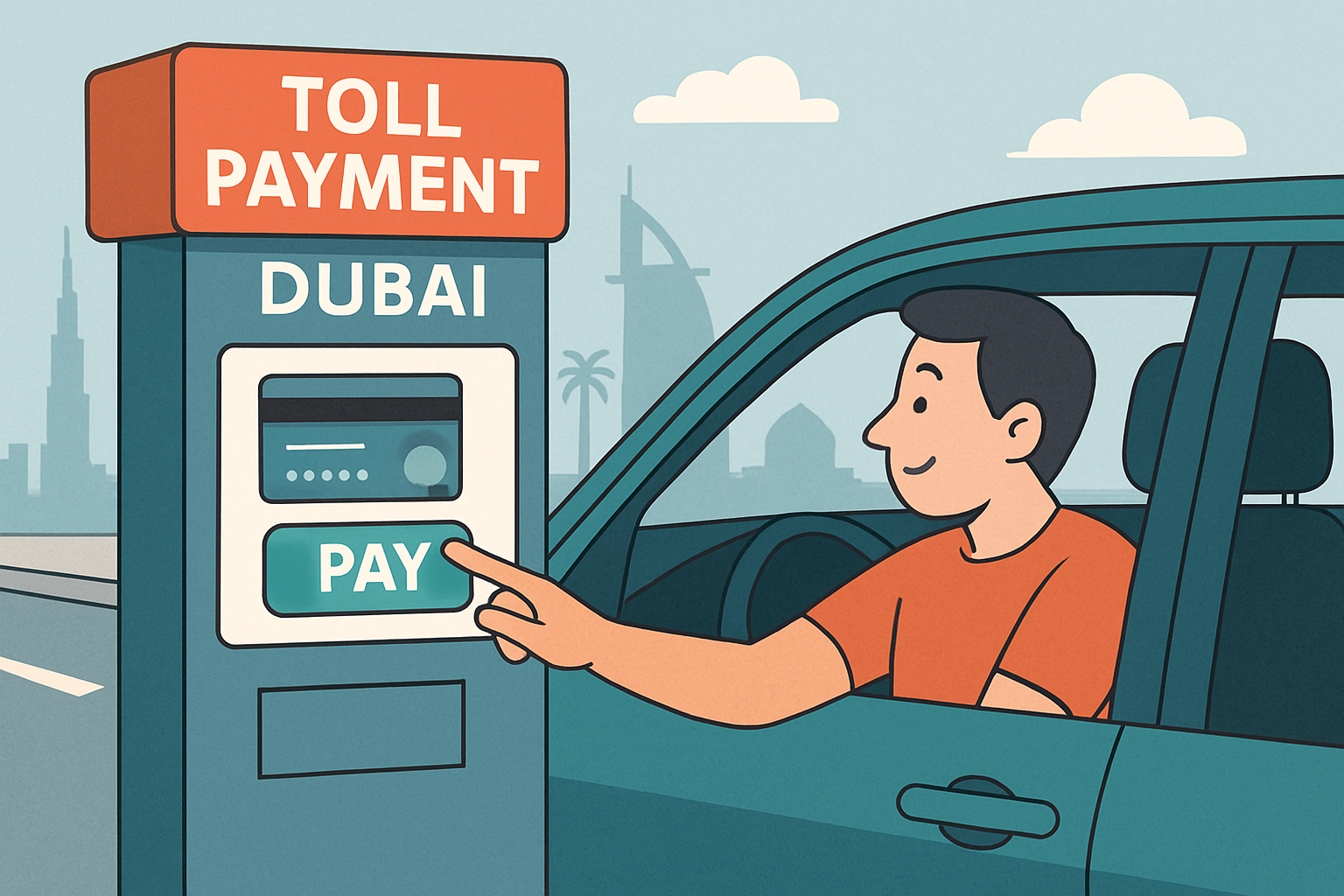 User-friendly toll payment system in Dubai